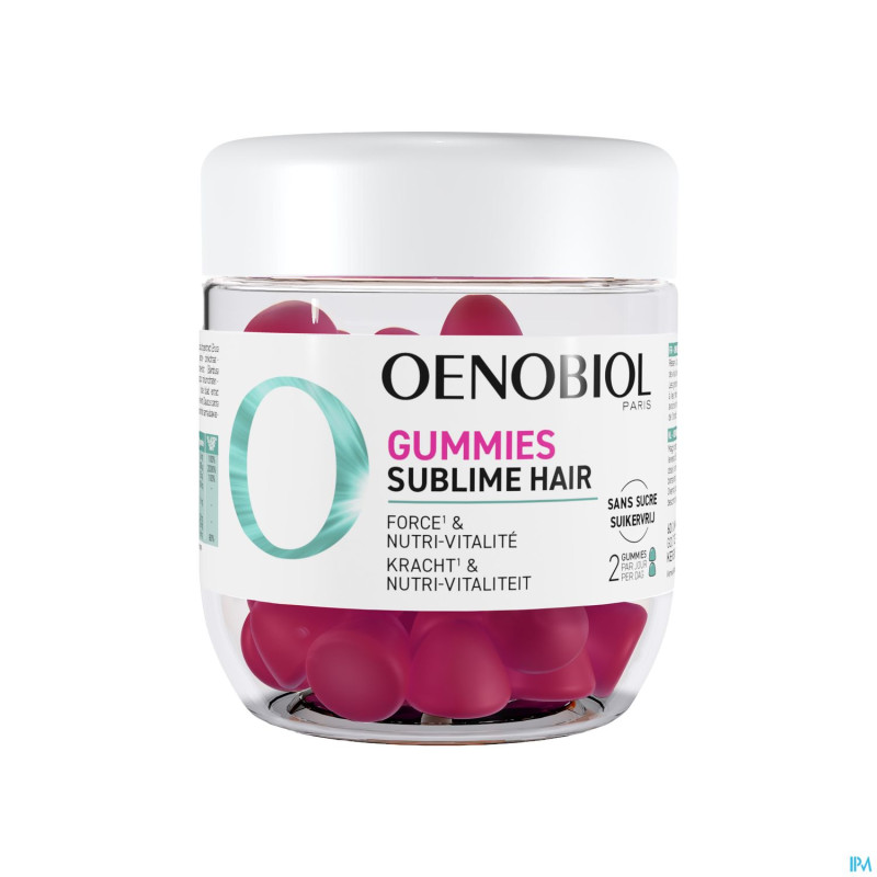 Oenobiol gummies sublime hair 60
