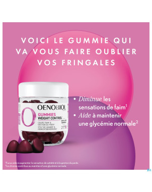 Oenobiol gummies weight control 60