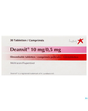 Deanxit pi pharma 10mg/0,5mg comp pell 30 pip