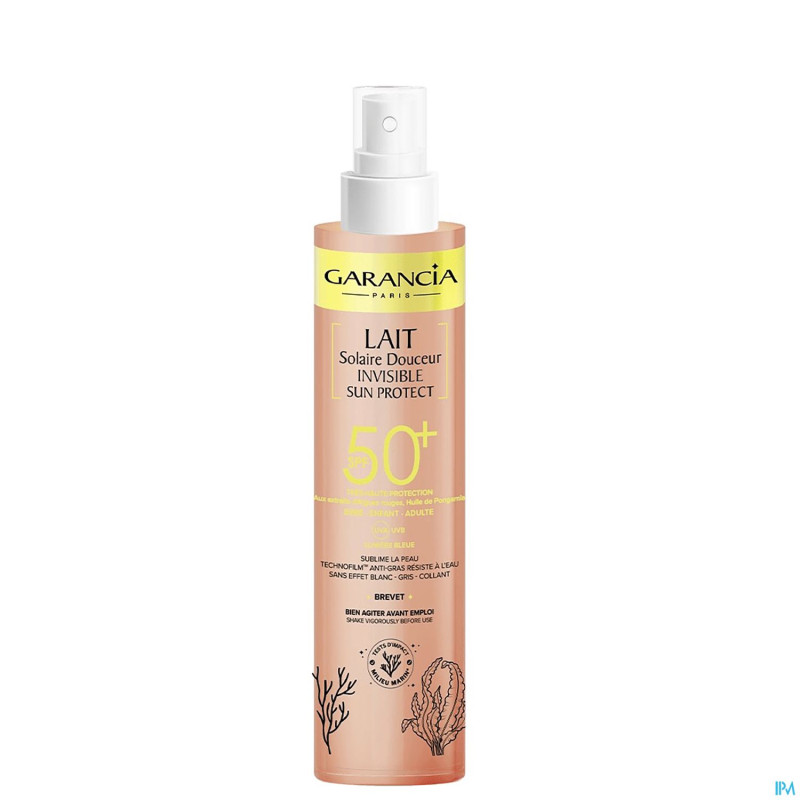 Garancia solaire spray lactee invisibl.spf50+150ml