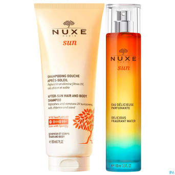 Nuxe sun duo eau delicieuse vapo 100ml + sh free