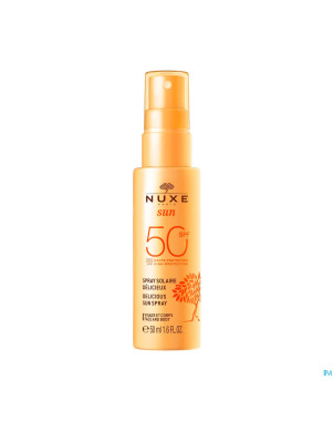 Nuxe sun spray solaire delic.corps&vis. spf50 50ml