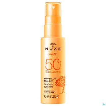 Nuxe sun spray solaire delic.corps&vis. spf50 50ml