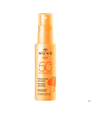 Nuxe sun spray solaire delic.corps&vis. spf50 50ml