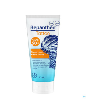 Bepanthen tattoo creme solaire tube 50ml