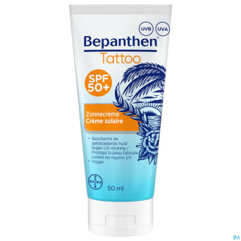 Bepanthen tattoo creme solaire tube 50ml