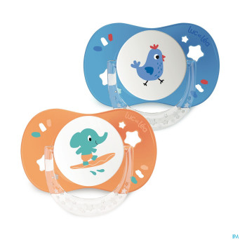 Luc&lea duo sucette 6-18m phys jo ete 2