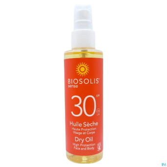 Biosolis sense huile solair.sech.spray spf30 150ml
