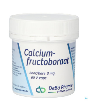 Fructoborate calcium v-caps 60 deba