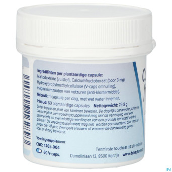 Fructoborate calcium v-caps 60 deba