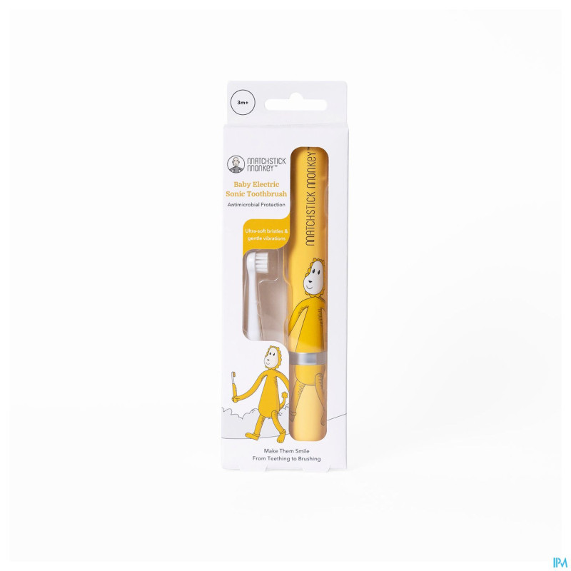 Matchstick monkey bebe brosse a dents sonic lion