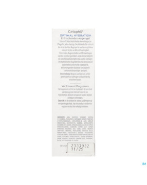 Cetaphil optimal hydra gel rafraichis.yeux 15ml