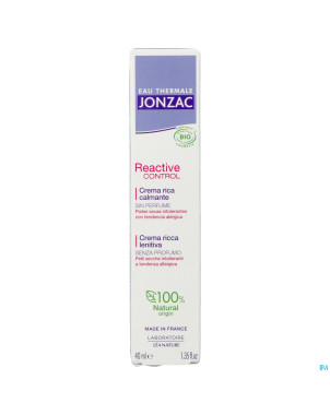 Jonzac reactive control creme riche 40ml