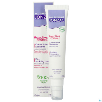 Jonzac reactive control creme riche 40ml
