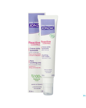 Jonzac reactive control creme riche 40ml