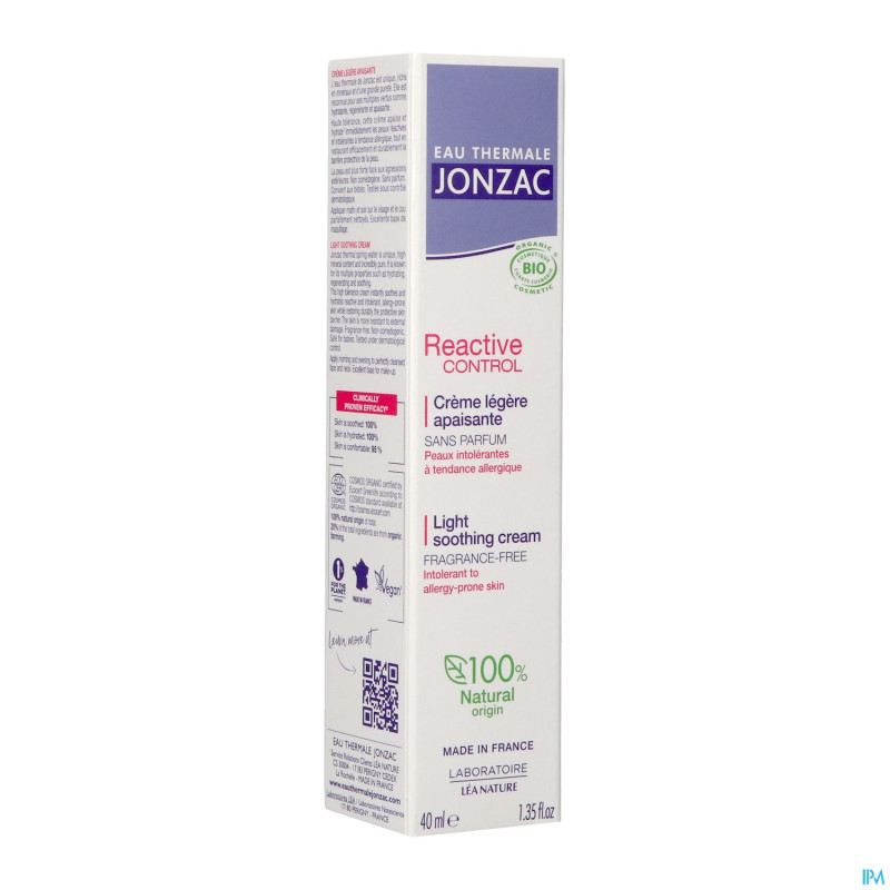 Jonzac reactive control emulsion leg 40ml