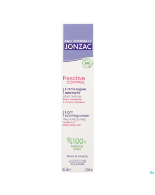 Jonzac reactive control emulsion leg 40ml