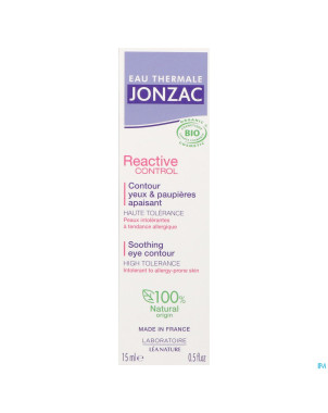 Jonzac reactive control contour yeux 15ml