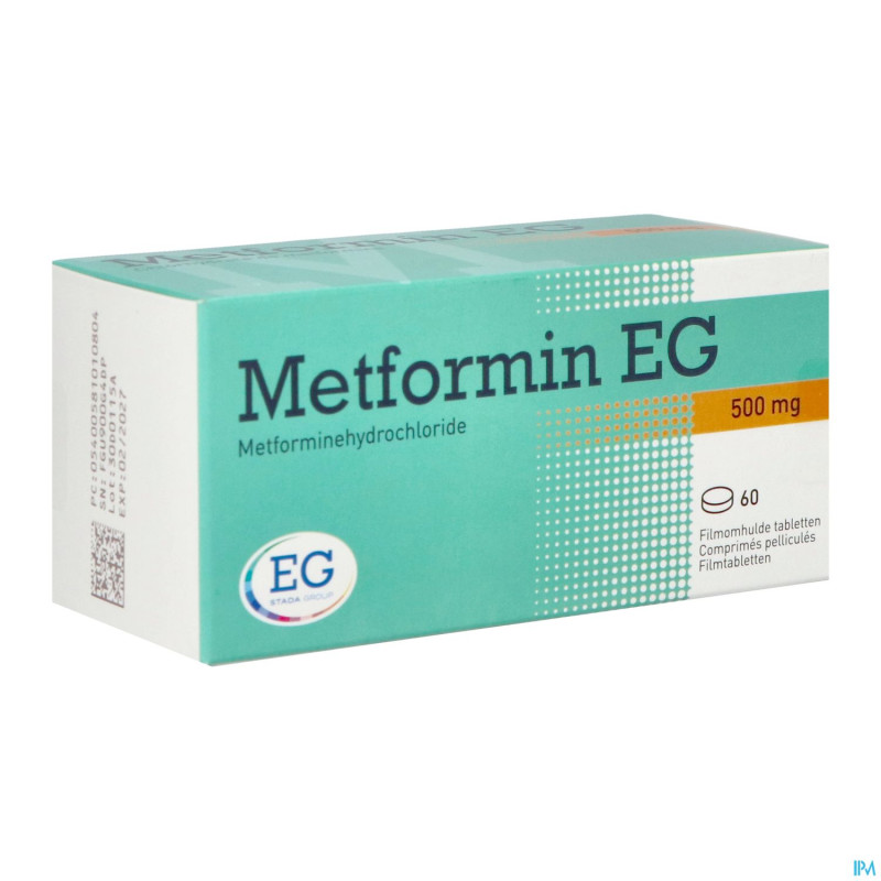 Metformin eg 500mg comp pell 60
