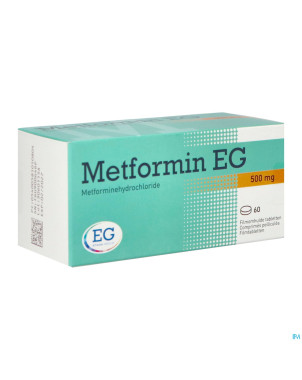 Metformin eg 500mg comp pell 60