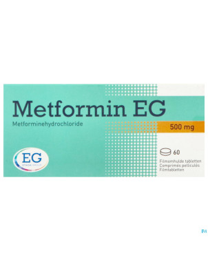 Metformin eg 500mg comp pell 60