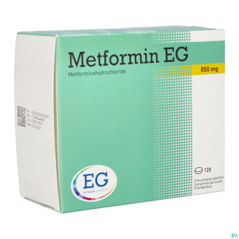 Metformin eg 850mg comp pell 120