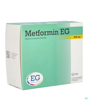 Metformin eg 850mg comp pell 120
