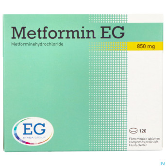 Metformin eg 850mg comp pell 120