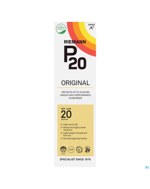 P20 spray solaire spf20 85ml