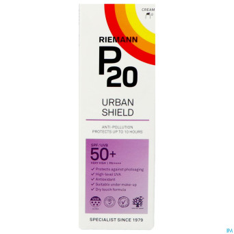 P20 lotion solaire urban shield spf50+ 50g