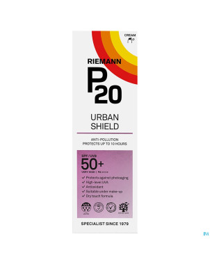 P20 lotion solaire urban shield spf50+ 50g