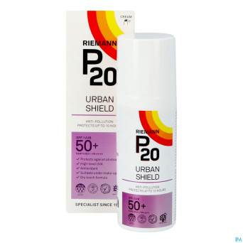 P20 lotion solaire urban shield spf50+ 50g