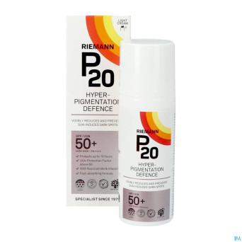 P20 creme solaire hyperpigment. defence spf50+ 50g