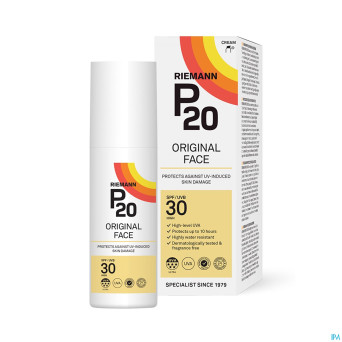 P20 creme solaire visage spf30 50g
