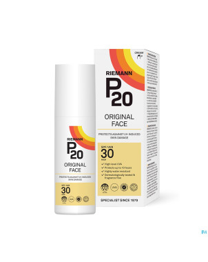 P20 creme solaire visage spf30 50g