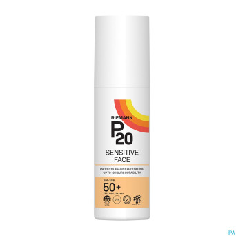 P20 creme solaire sensitive visage spf50+ 50g