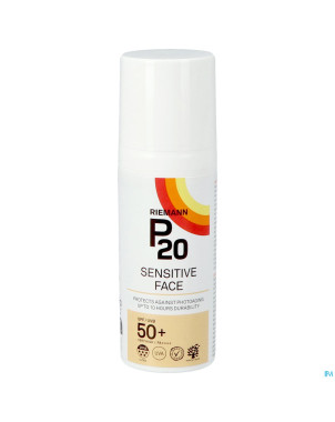P20 creme solaire sensitive visage spf50+ 50g