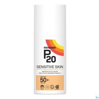P20 creme solaire sensitive skin spf50+ 200ml