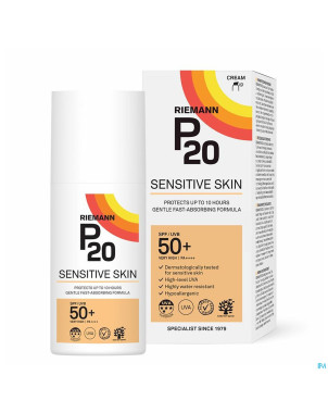 P20 creme solaire sensitive skin spf50+ 200ml
