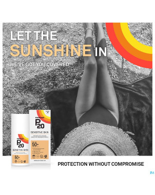 P20 creme solaire sensitive skin spf50+ 200ml