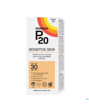 P20 creme solaire sensitive skin spf30 200ml
