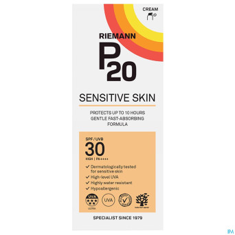P20 creme solaire sensitive skin spf30 200ml