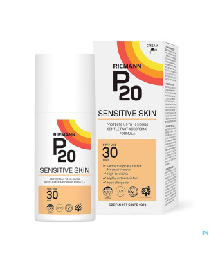 P20 creme solaire sensitive skin spf30 200ml