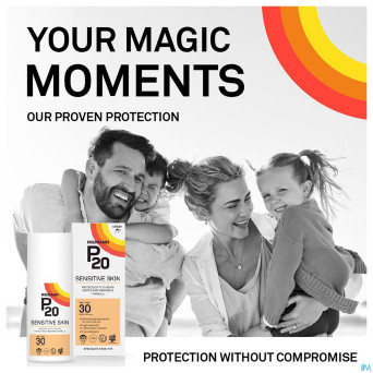 P20 creme solaire sensitive skin spf30 200ml