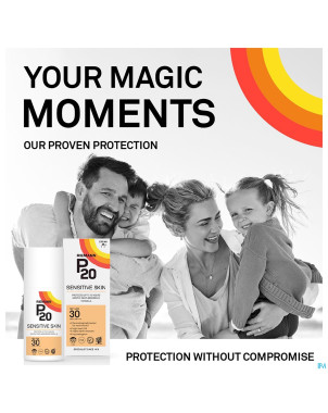 P20 creme solaire sensitive skin spf30 200ml