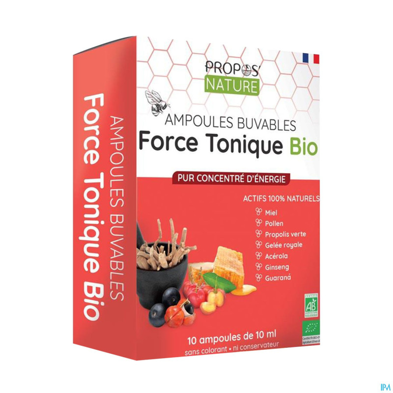 Force tonique bio amp 10x10ml