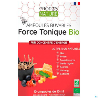 Force tonique bio amp 10x10ml