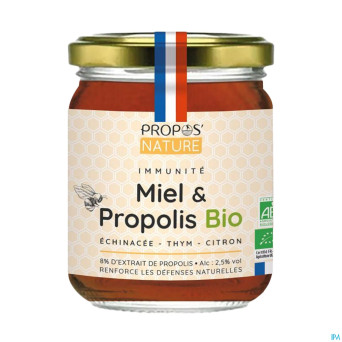 Melange immunite miel&propolis bio 125g
