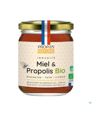 Melange immunite miel&propolis bio 125g