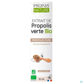 Extrait s/alcool propolis verte 15ml